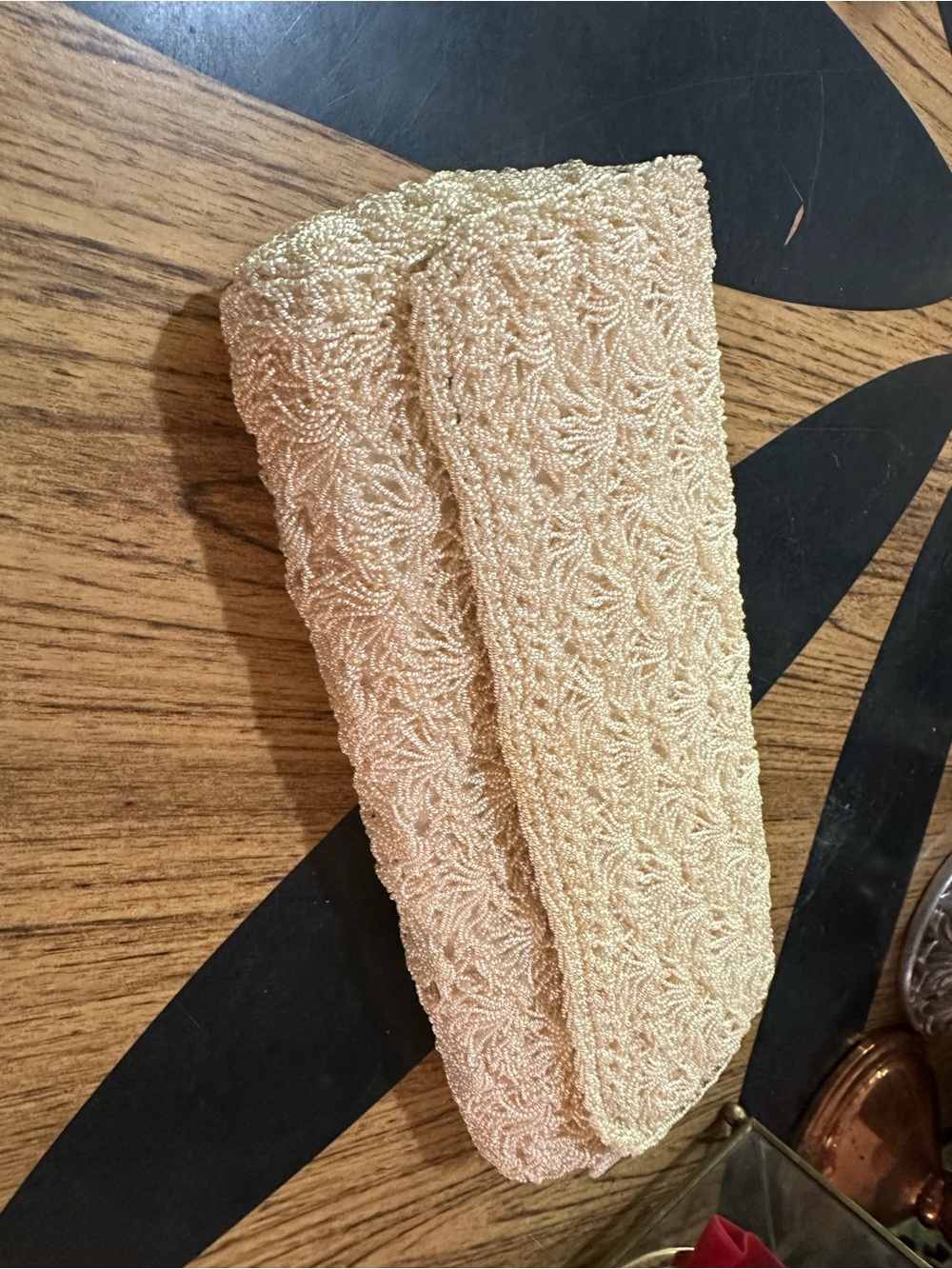 Vintage beaded clutch